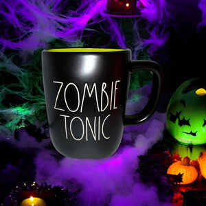 New Halloween Rae Dunn Zombie Tonic Mug New Artisan Collection Black
